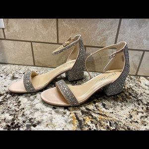 Wedding Shoes! Betsey Johnson Sparkly Rhinestone Block Heel